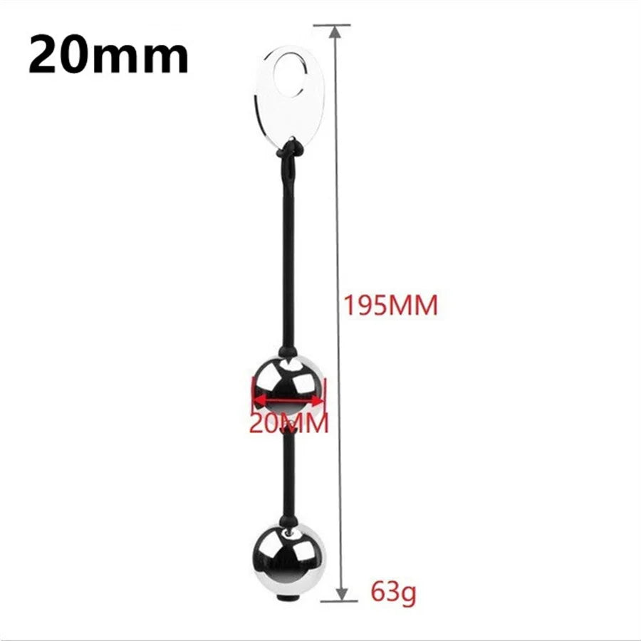 Boules vaginales lestées érotiques, exercice de Kegel chinois, boules de Geisha en métal, perles anales, jouets sexuels pour adultes pour femmes, sex-shop