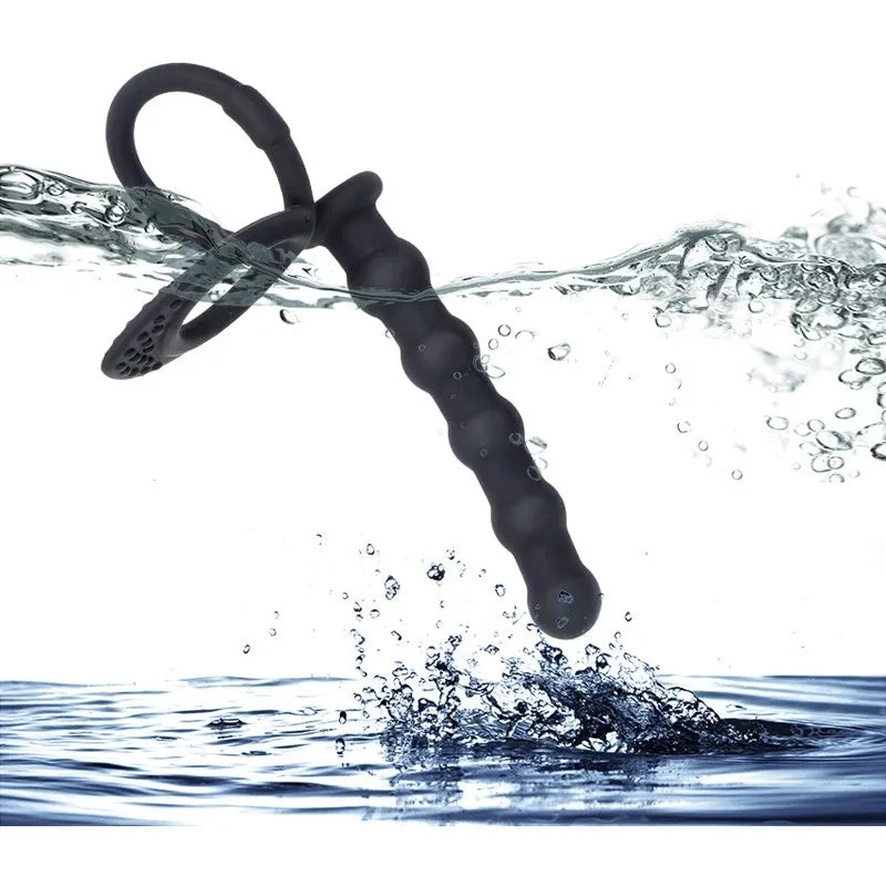 Jouets sexuels Gode anal Plug anal Masturbation pour adultes Hommes Femmes Gay Perles anales en silicone Stimulateur vaginal du point G Perles d'arrière-cour