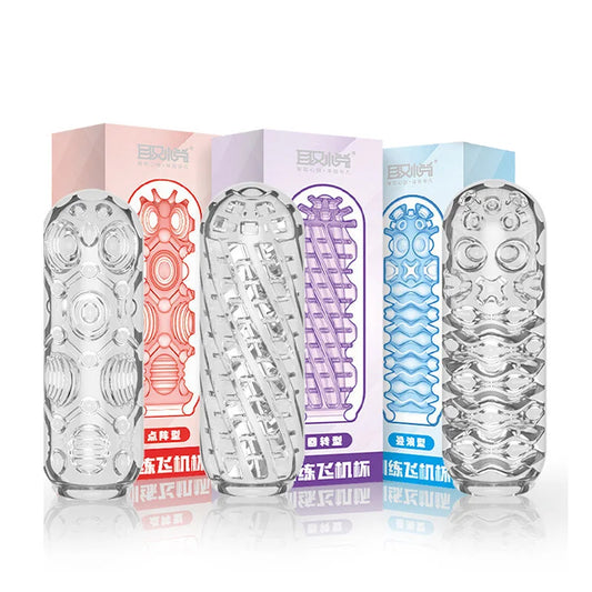 Masturbateur masculin, exercice doux pour pénis, massage, chatte de poche sexy, jouet pour fellation, vagin, produits pour adultes 18+