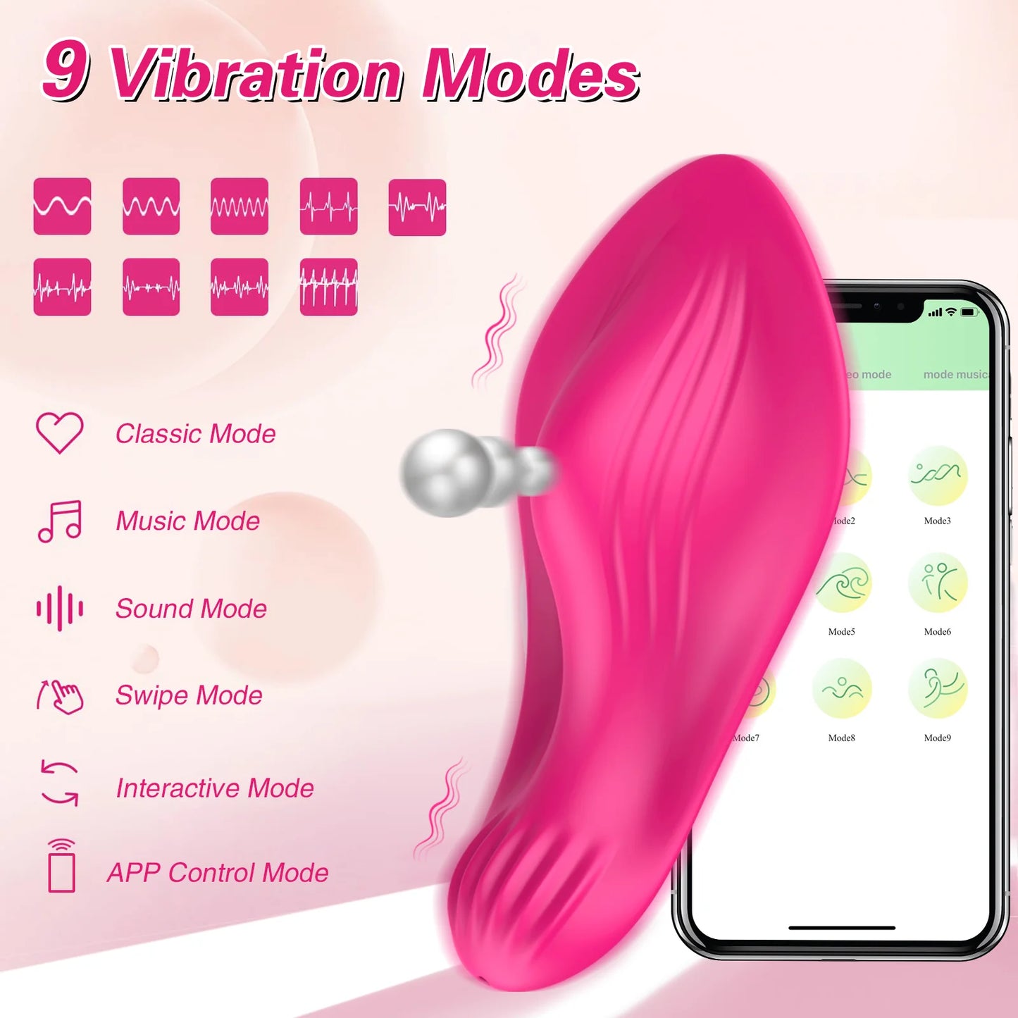 Vibromasseur portable pour femme, contrôle Bluetooth, stimulateur de clitoris, œuf magnétique, masturbateur féminin vibrant, jouets sexuels pour adultes