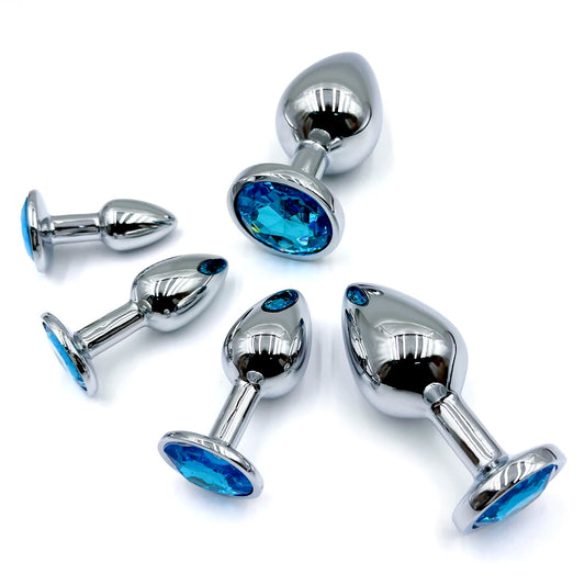 Plug anal en métal, base de bijoux, plug anal 5 tailles pour débutants et experts, jouets pour adultes, godes queue pour femmes et hommes, jouets sexuels, jeux pour couples adultes