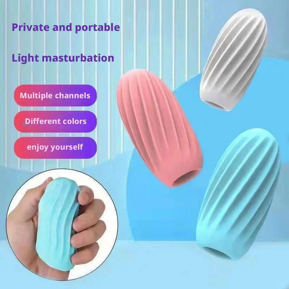 Masturbateur masculin, moule à glace, vagin, gland de poche portable, œuf de masturbation, chatte douce et serrée, jouets sexuels pour hommes