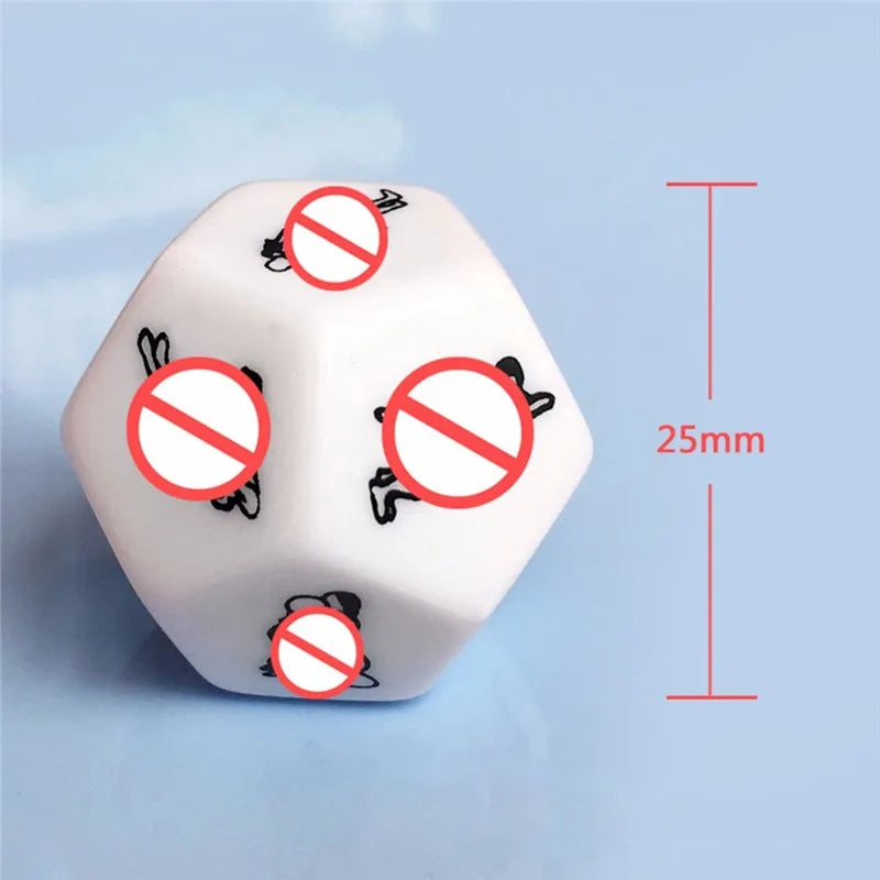 Jeu de dés Sex Cube pour adultes, jeu érotique, jeu d'amour, jeu magique Kamasutra, 6/12 faces, jeux de couple, dés, jouets sexy, cubes sexuels