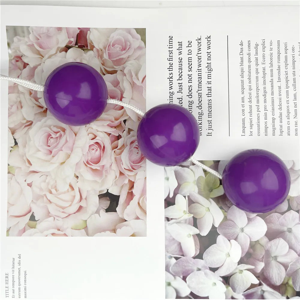 Boules de Kegel vaginales lisses, entraîneur sexuel, boule de Geisha, stimulateur anal féminin, exercice de serrage, haltères, jouets sexuels pour femmes