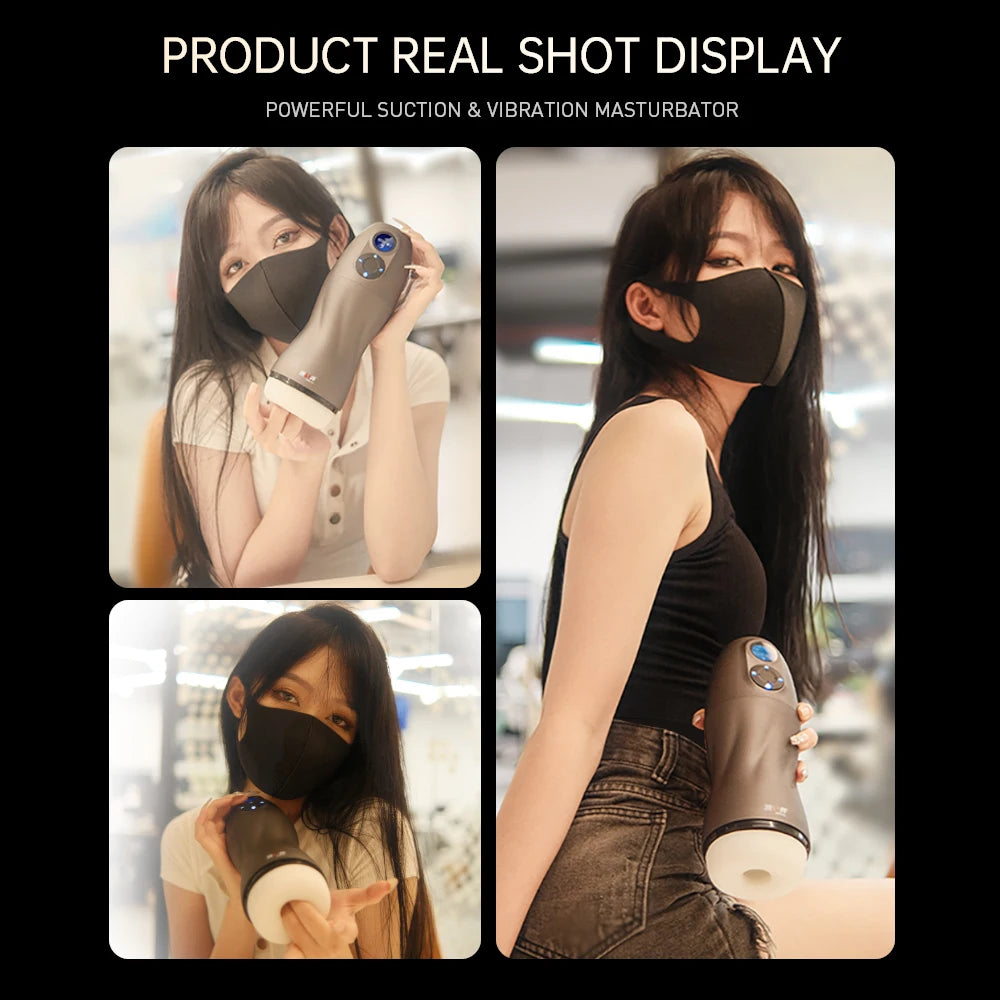 Robot sexuel intelligent pour hommes, masturbateur masculin automatique, aspiration, sexe oral, chauffage et gémissements, produits pour adultes pour hommes