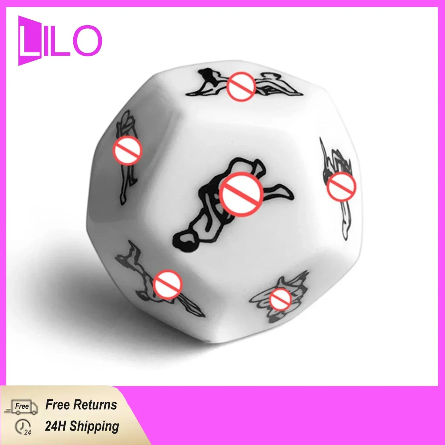 Dés sexy, différentes poses, jeux de dés, produits sexuels, bondage érotique, jeux pour adultes, accessoires BDSM, jouets lumineux 2/1 pièces