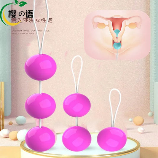 Boules Vaginales à Perles – Sextoys pour Femmes – Boules de Geisha Kegel Intelligentes en ABS Rigide – Simulateur Vaginal – Boules Chinoises Ben Wa – Exercices de Serrage Vaginal