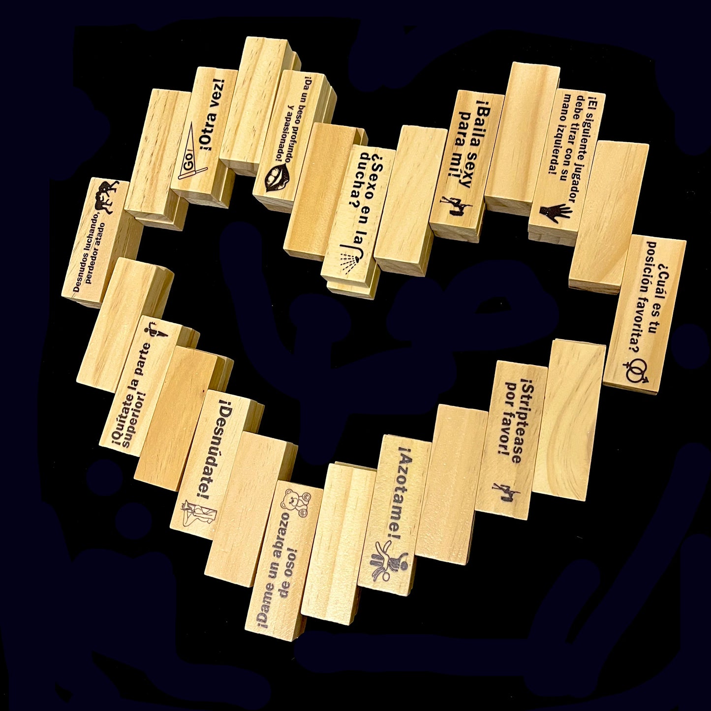 Jeux de société 48 pièces, jouets sexy pour couples, équipement sexy, tour de la passion, soirée en amoureux, jeu de fête pour adultes, produit SM espagnol