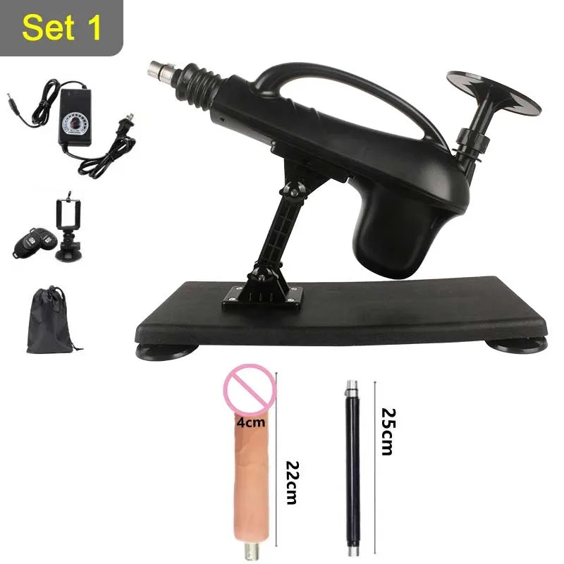 Sextoy - Machine sexuelle télescopique automatique à course de 45 mm, jouet sexuel féminin DIY 3XLR, machine sexuelle de masturbation pour hommes et femmes, 0 à 500 tr/min