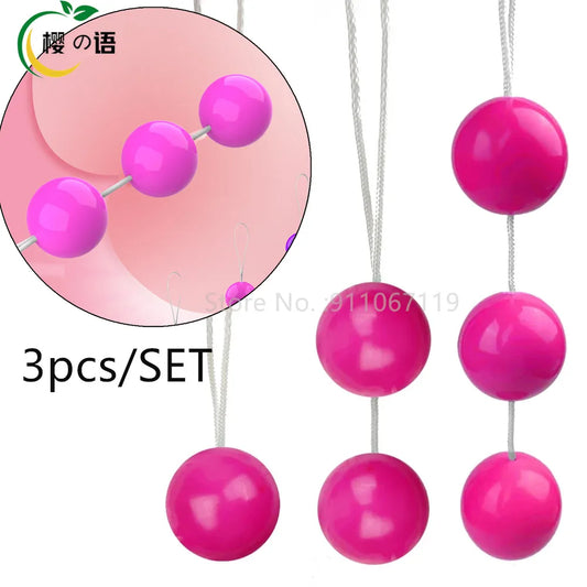 Boules intelligentes colorées, boules chinoises de Kegel, boules Ben Wa, machine d'exercice pour resserrer le vagin, jouet sexuel pour femmes, boules vaginales de Geisha